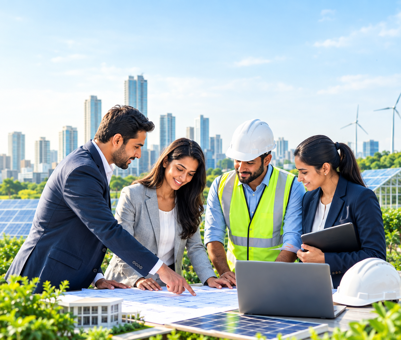 Sustainable infrastructure and solar development project